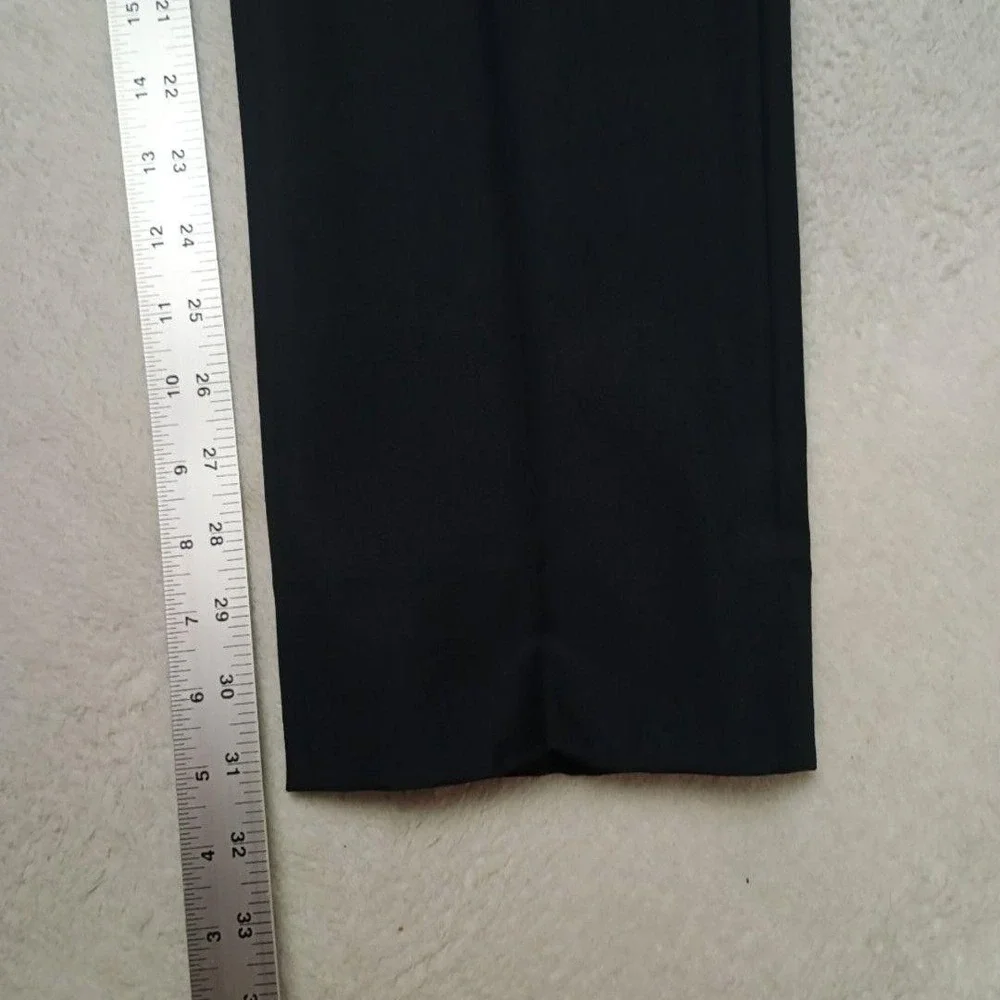 Suitsupply Pants Men 33x32 Black Slim Wool Lined Flat Front Dress Slacks Suit